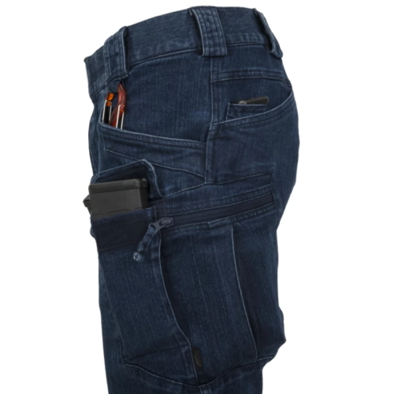 UTS URBAN TACTICAL SHORTS 8.5"- DENIM STRETCH - HELIKON TEX - immagine 4