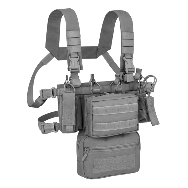 COMBO MINI CHEST RIG 900D POLY MOLLE - VEGETATO - DEFCON 5