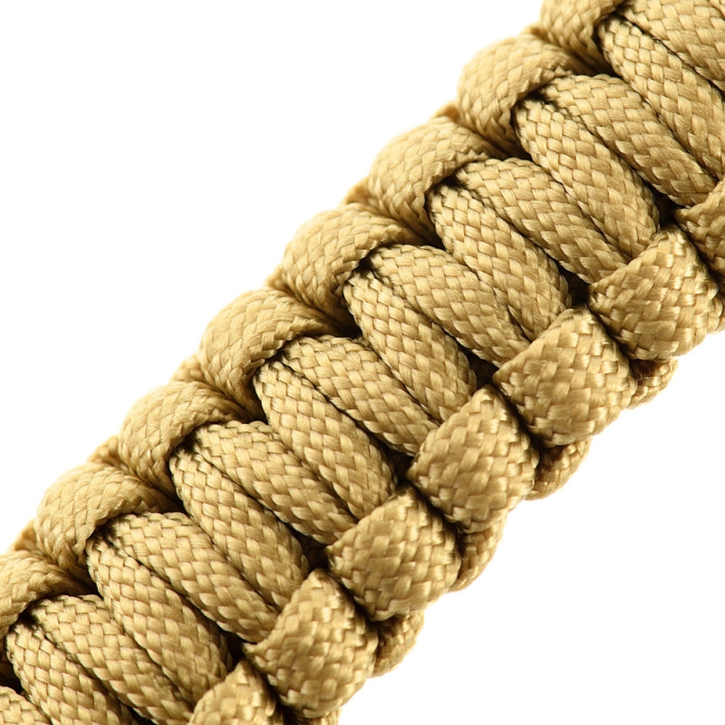 BRACCIALE PARACORD CON ACCIARINO, BUSSOLA E FISCHIETTO - COYOTE - M-TAC - immagine 5