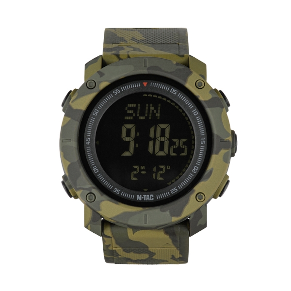 OROLOGIO TATTICO CON BUSSOLA 2095 - DARK CAMO - M-TAC