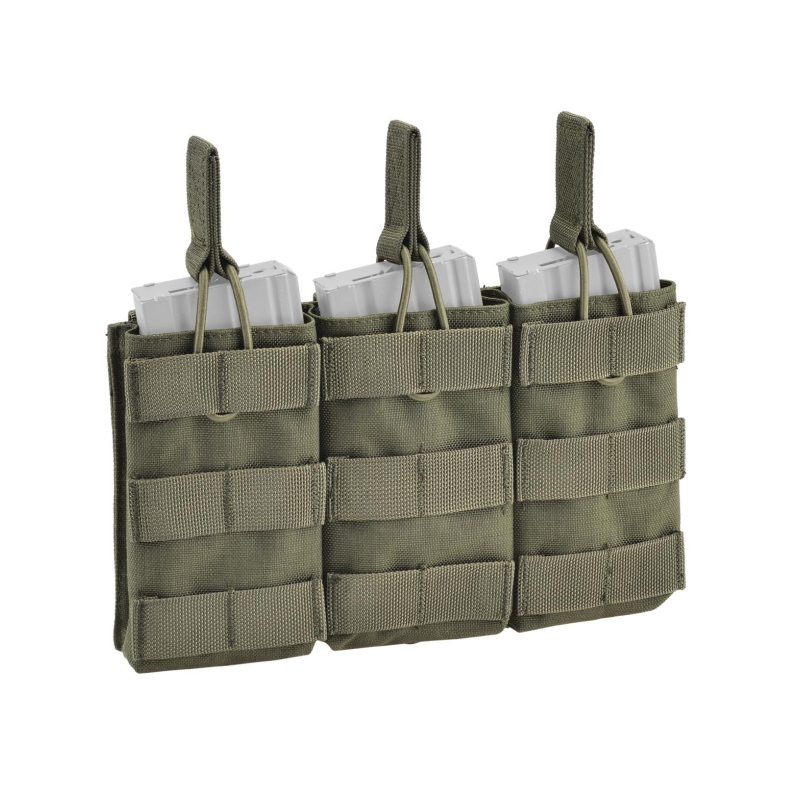 PORTA CARICATORE 5.56 TRIPLA - OD GREEN - DEFCON 5